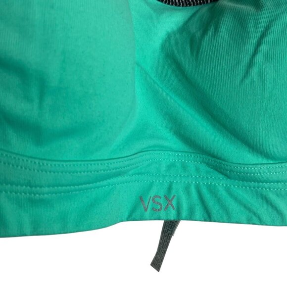 Victoria's Secret Sport Women's 36B Sports Bra Mint Racerback Athletic Workout - Picture 2 of 5